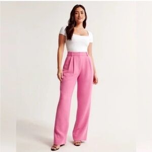 Abercrombie Pink Sloan Tailored Trousers